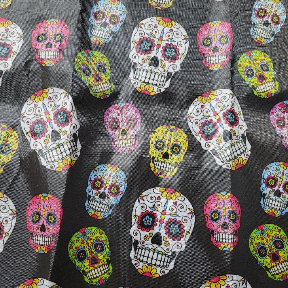 Sugar Skull Design Drawstring Bag - Picture 5 of 5